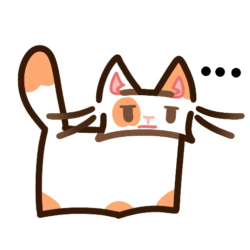 😐 Стикер «Котек» для Telegram