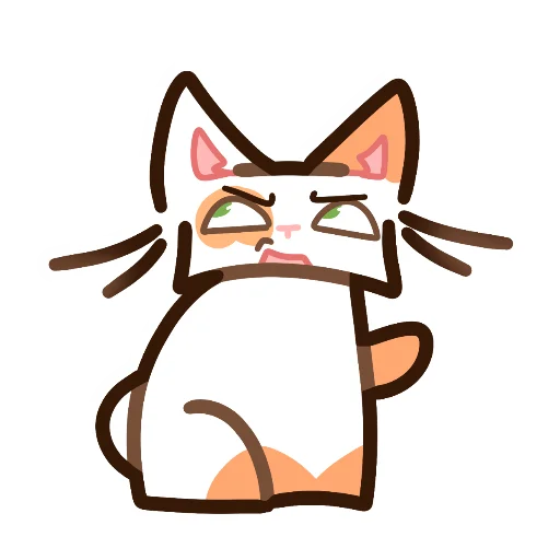 🙄 Стикер «Котек» для Telegram