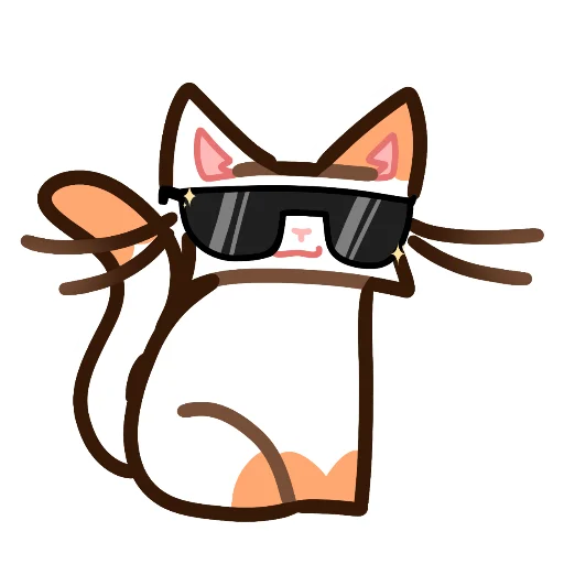 😎 Стикер «Котек» для Telegram