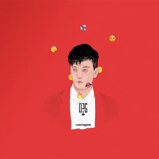 😗 Стикер «Tragedy» для Telegram