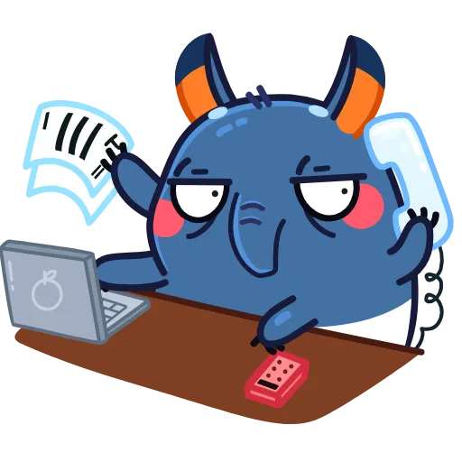 💻 Эмодзи «Типси» для Telegram