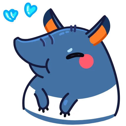 😊 Эмодзи «Типси» для Telegram