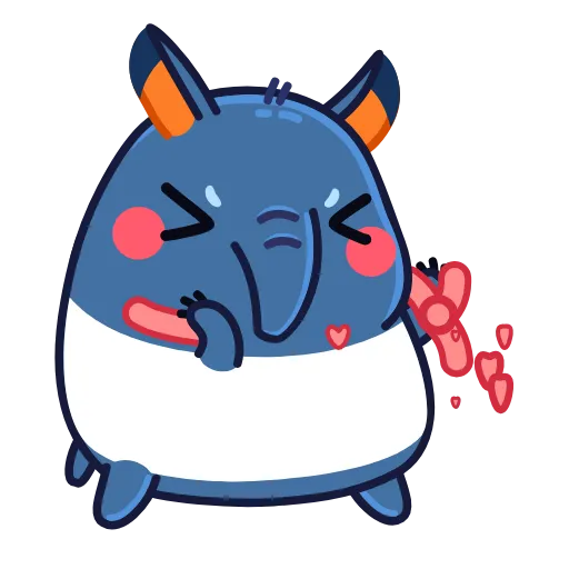💕 Эмодзи «Типси» для Telegram