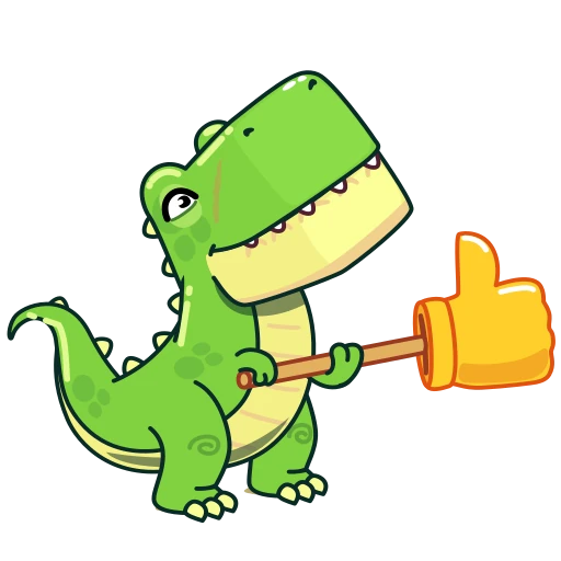 🤩 Стикер «Тиранозавр» для Telegram