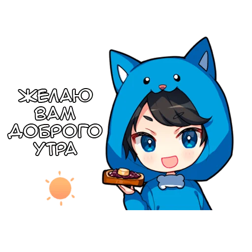 Стикерпак Тирору для Telegram