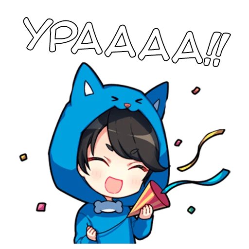 🎊 Стикер «Тирору» для Telegram