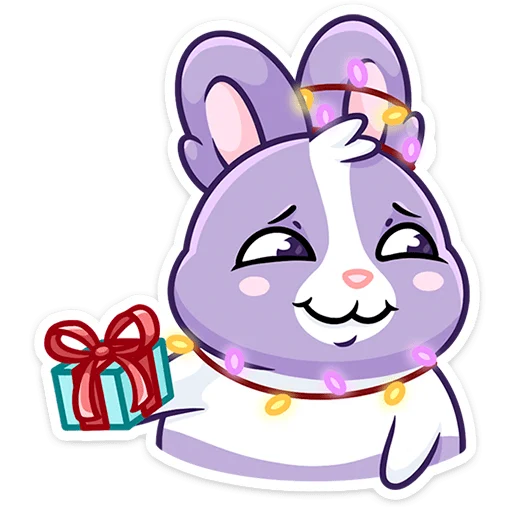 🎁 Стикер «Кролик Тиша» для Telegram