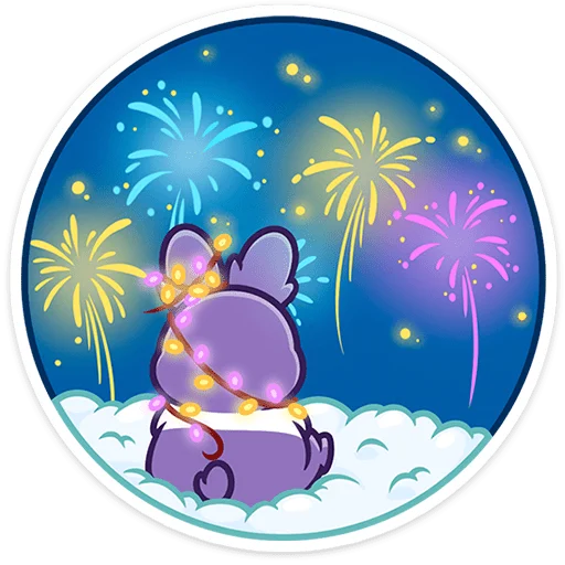 🤩 Стикер «Кролик Тиша» для Telegram