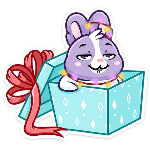 🎁 Стикер «Кролик Тиша» для Telegram
