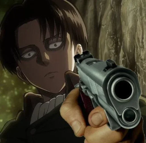 🔫 Стикер «Атака титанов Attack Titans» для Telegram