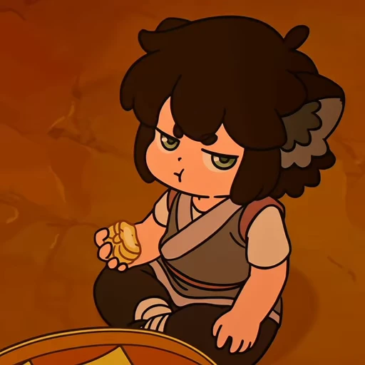 😠 Стикер «The Legend of Hei» для Telegram