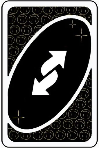 🖤 Стикер «Уно карты» для Telegram