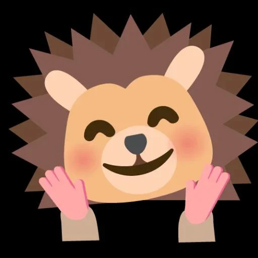 🤩 Стикер «Hedgehogs» для Telegram