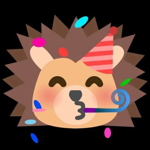 🤩 Стикер «Hedgehogs» для Telegram