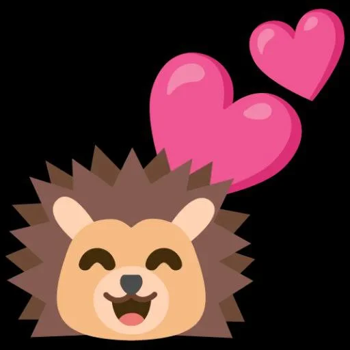 🤩 Стикер «Hedgehogs» для Telegram