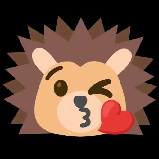 🤩 Стикер «Hedgehogs» для Telegram