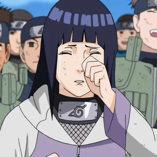 😭 Стикер «Hinata Hyuga» для Telegram