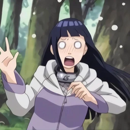 😰 Стикер «Hinata Hyuga» для Telegram