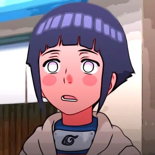 😯 Стикер «Hinata Hyuga» для Telegram