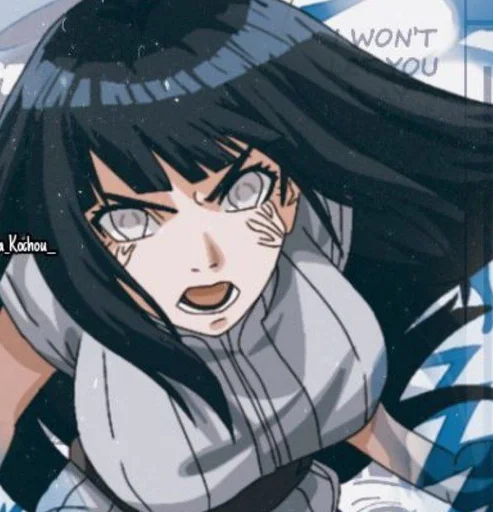 😡 Стикер «Hinata Hyuga» для Telegram