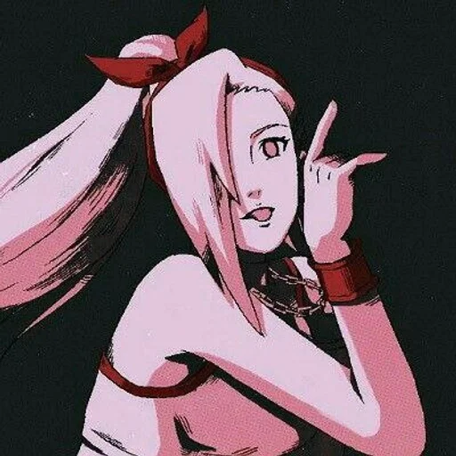 🤘 Стикер «Ino Yamanaka» для Telegram