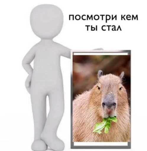 🥰 Стикер «капибарка» для Telegram