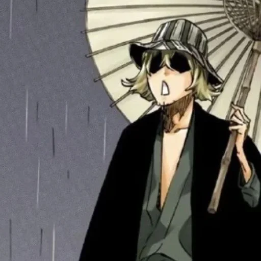 😲 Стикер «Urahara Kisuke» для Telegram