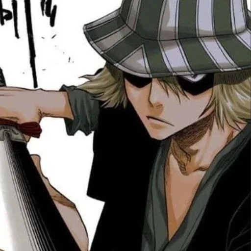 😠 Стикер «Urahara Kisuke» для Telegram