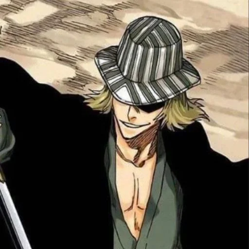 😜 Стикер «Urahara Kisuke» для Telegram