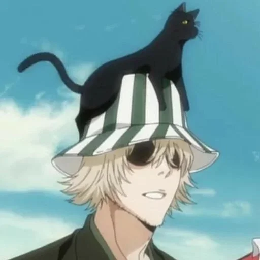 😺 Стикер «Urahara Kisuke» для Telegram