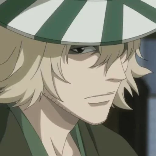 😕 Стикер «Urahara Kisuke» для Telegram