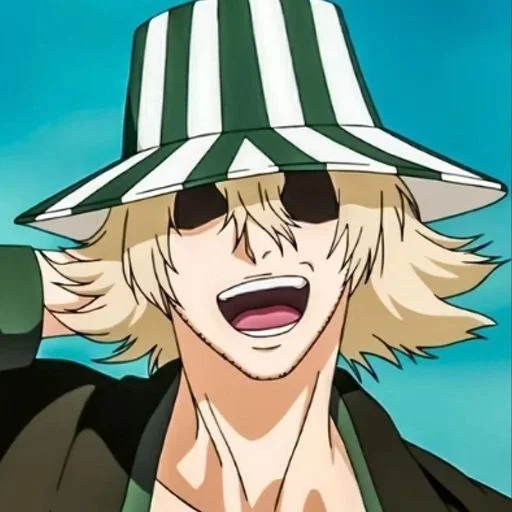 😄 Стикер «Urahara Kisuke» для Telegram