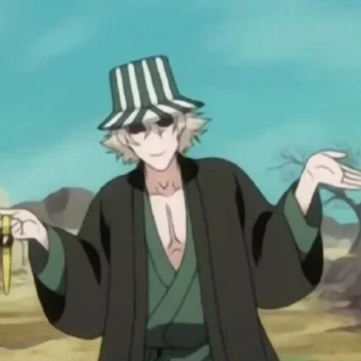 😵‍💫 Стикер «Urahara Kisuke» для Telegram