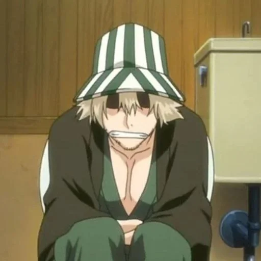 🙄 Стикер «Urahara Kisuke» для Telegram