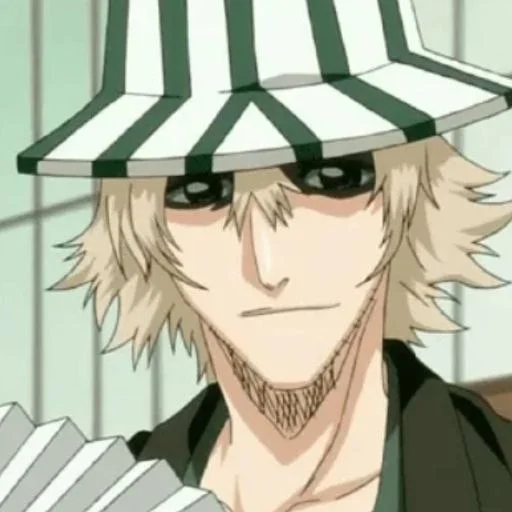 😊 Стикер «Urahara Kisuke» для Telegram