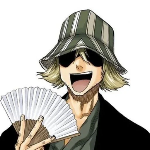 😜 Стикер «Urahara Kisuke» для Telegram
