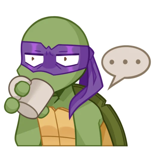 🤐 Стикер «TMNT 2012» для Telegram