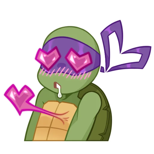 ❤️ Стикер «TMNT 2012» для Telegram