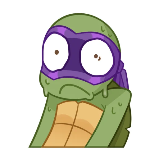 😰 Стикер «TMNT 2012» для Telegram