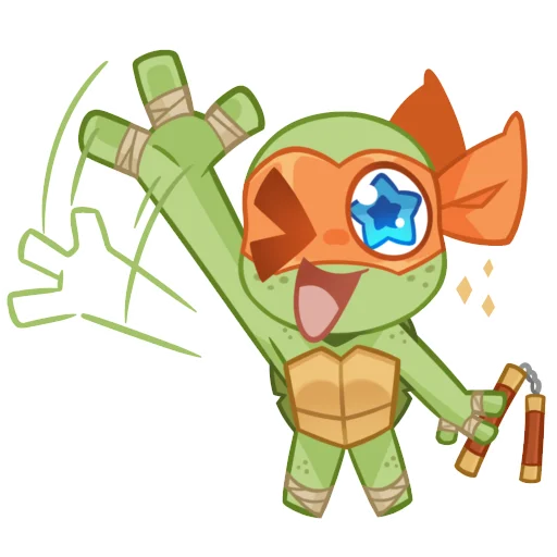 Стикерпак TMNT 2012 для Telegram
