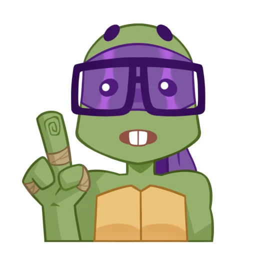🤓 Стикер «TMNT 2012» для Telegram