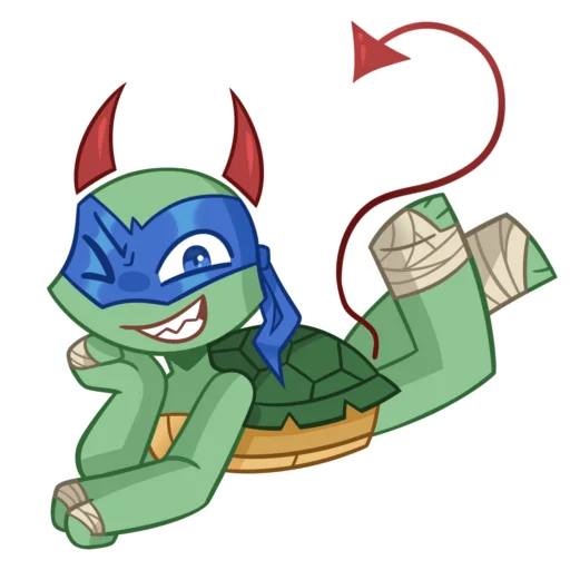 😈 Стикер «TMNT 2012» для Telegram