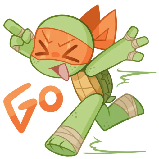 😋 Стикер «TMNT 2012» для Telegram