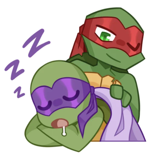 😴 Стикер «TMNT 2012» для Telegram