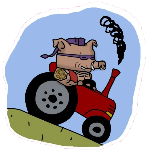 🚜 Стикер «ЧНС» для Telegram