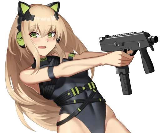 😍 Стикер «TMP (girls&;frontline)» для Telegram