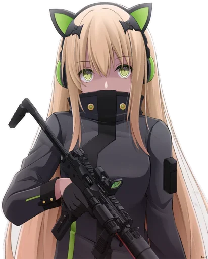 😍 Стикер «TMP (girls&;frontline)» для Telegram