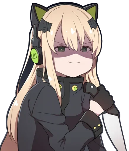 😍 Стикер «TMP (girls&;frontline)» для Telegram
