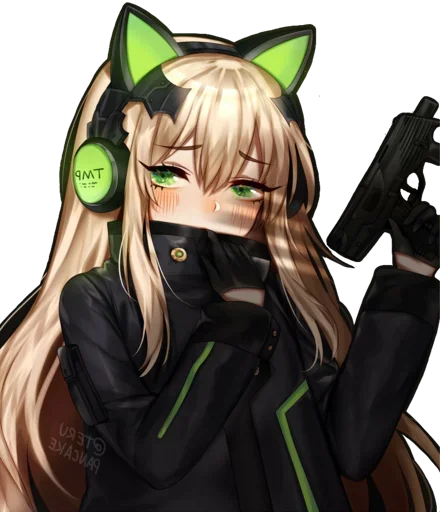 😍 Стикер «TMP (girls&;frontline)» для Telegram