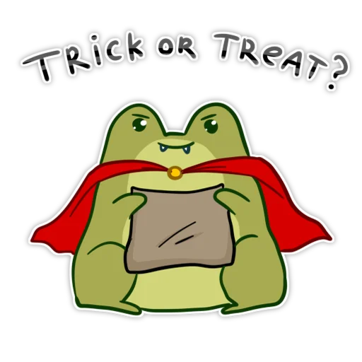 🧛‍♀️ Стикер «жабенок» для Telegram